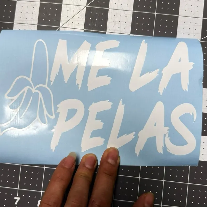 Me La Pelas Funny Emblem Decal, All-Seasons Car Sticker for Cars & Smooth Surfaces