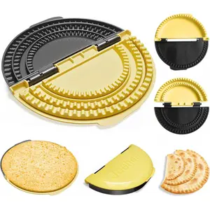 3 In 1 Tortilla Sealer,Adjustable Quesadilla Crimper 6"-8''-10",Sealer Crimper For Tortilla,Quesadilla,Dumplings,Sandwich