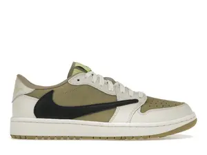 525997 Jordan 1 Retro Low Golf Travis Scott Neutral Olive