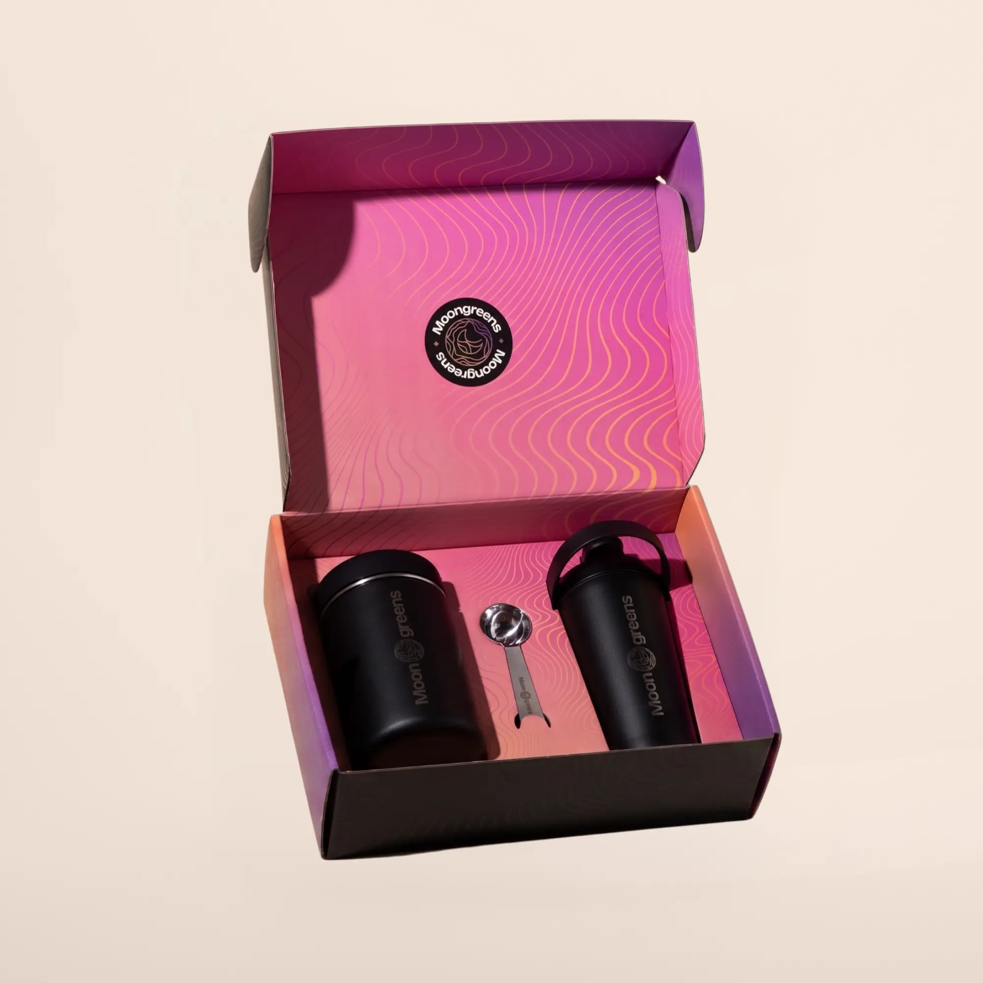 Starter Kit – Stainless Steel Shaker, Travel Tub, Storage Tub & Measuring Spoon