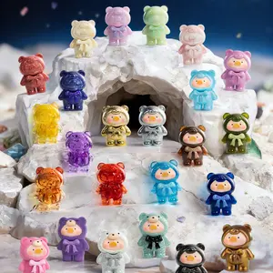 52TOYS LuLu the Piggy - Teddy MINI - Ore Collection Series (Blind bag) Kawaii Creative Gift Room Decor Desktop Decoration Gift for  Birthday Party