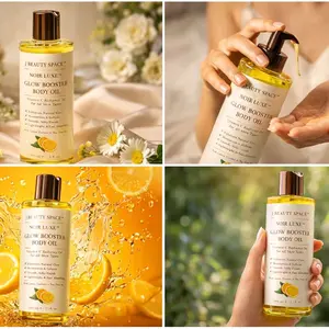 Jbeautys Glow Booster Vitamin C Face and Body Oil for Brightening and glowing skin. 100% effective