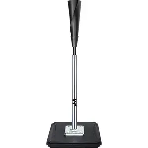 Portable Batting Tee,Height Adjustable from 25-37 inch Hitting Tee For Baseball and Softball, Easy Assemble  Baseball Tee with Rubber Top,Metal Base Softball Tee for /Youths/Adults