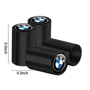 4pcs Car Wheel Tire Styling Valve Air Nut Covers, Compatible with Bmw Models E46 E52 E53 E60 E90 E91 F30 F20 F10 F15 M, Tire Pressure Caps, Car Accessories