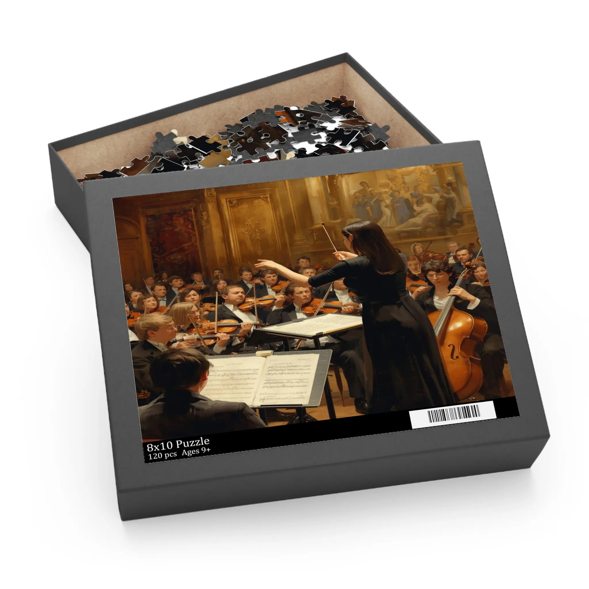 Classical Music Abstract Art : Orchestra Jigsaw puzzle (120, 252, 500-Piece)