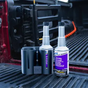 DieselDock V2 Diesel Additive Holder for Stanadyne 16 oz - 3D Printed USA Made - Custom Fit & Flexible Mounting Options - Reinforced PLA+ Durability