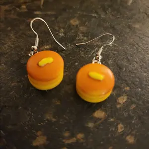 Unique and Realistic Pancake Earrings for Unisex Collection High-Quality Resin Whimsical Design Fun Flair Everyday Wear