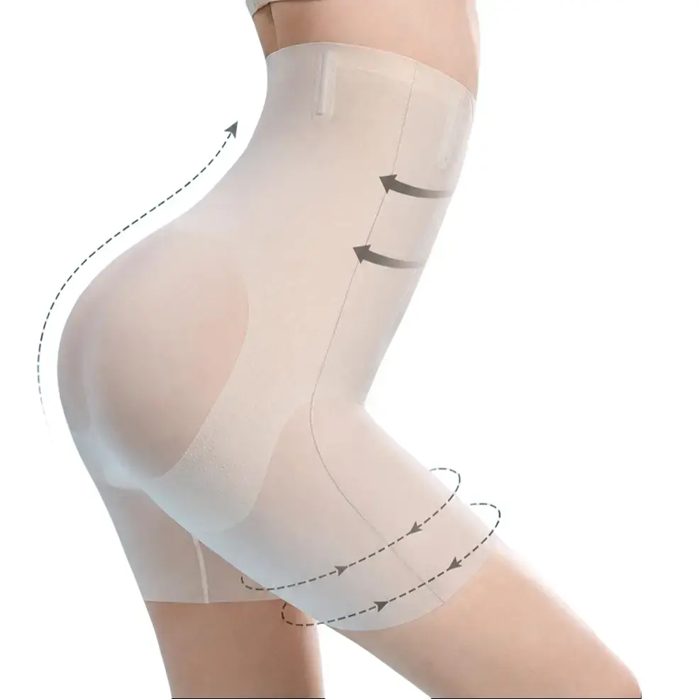 Summer Cooling Tummy Control Butt Lifter Panty, Ultra Breathable!3-in-1 Tummy Control & Butt-Lifting Shapewear with Anti-Chafe Shorts and Built-In Panty,Tummy Control Butt Lifter Faja Bodysuit, Colombian Fajas Everyday Wear for Women