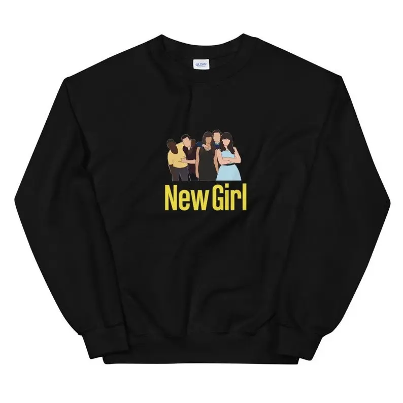 New Girl TV Show Sweater, Jess, Nick, Schmidt, Cece, Winston, Unisex, Pullover  M27
