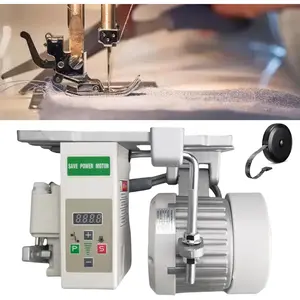 Servo  Sewing Machine AC110V, 750w 1HP Industrial Brushless Sewing Machine  with Pure Copper Coils,  Mute (White, 750W)