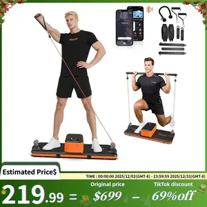 Unitop All-in-one fitness station: Multi-functional Compact Strength Station, Space-saving, Full-body Muscle Workout