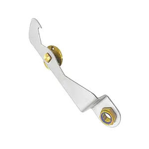 MARINE CITY Propeller Wrench 304 Stainless Steel 10 Inch for 1.09 Inch Hex Prop Nut and 0.56 Inch Quadrilateral Nut for Boats