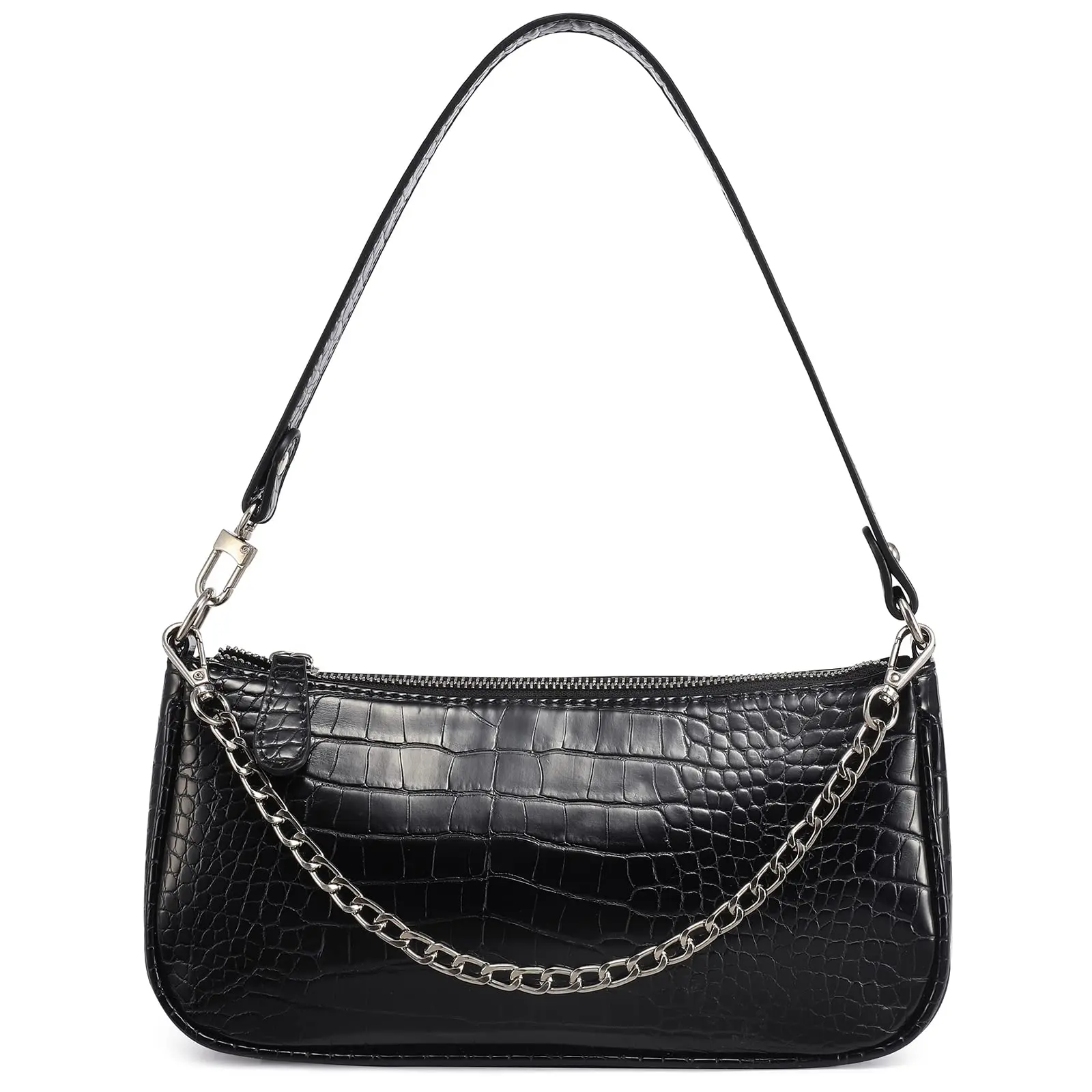 Loiral Clutch Tote Handbags, Shoulder Purse for Women Crossbody Bags Mini Hobo Bag Retro Vegan Leather Trendy Handbag