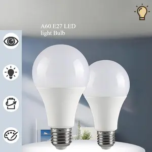 2-Pack LED Light Bulbs 5w, Wide Voltage Energy-Saving Bulbs, E27 Base, 110-265v, Non-Dimmable, Standard Shape, Incandescent Type