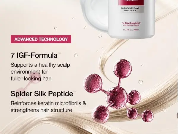 [Spider Silk Protein Peptide Duo] INERTIA Professional Forte Shampoo & Treatment Set - 2-Week Hair Loss & Damage Care
