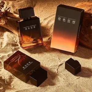 2 Boxes of Long-Lasting Men's Fragrance for Nightlife, Woody Scented Amber Oud Cologne for Dates and Bars, Inclusive of Alcohol, Arabian Scent, Fragrance Parfum