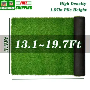 Artificial Turf Grass, Artificial Turf Lawn With Drainage, 1.57 Inch Realistic Fake Grass, Free Tailor As Needed, Rug Lawn Landscape,,1*4m,1*5m,1*6m