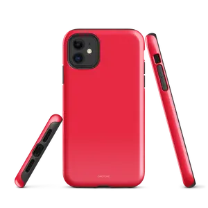 Neon Red iPhone Case