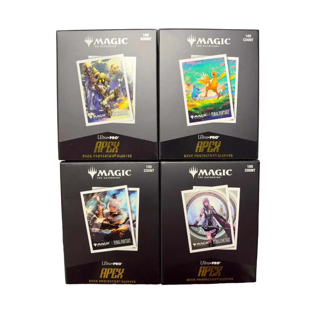 Ultra Pro APEX MTG Sleeves | Mana Symbols, Tarkir Dragonstorm, Final Fantasy 105ct Magic The Gathering Deck Protector Sleeves