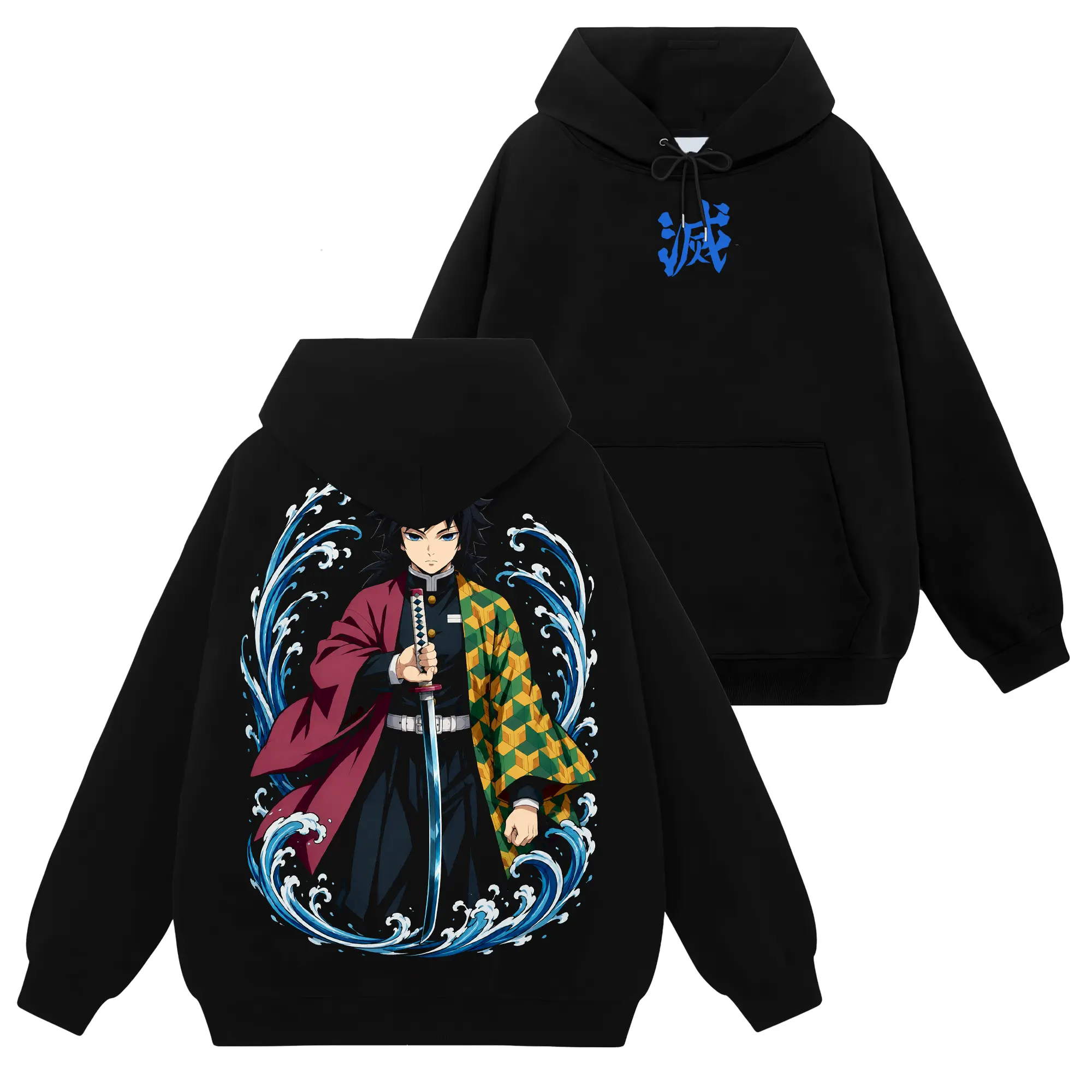 [Shinobi Shop] Tomioka Giyuu - Demon Slayer Kimetsu No Yaiba #243 Hoodie T-Shirt Sweatshirt, Retro Vintage Unisex Graphic 90s Cotton, Gift For Wibu, Anime Manga Y2K Streetwear