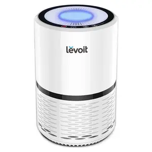 LEVOIT Air Purifiers for Home, HEPA Filter for Smoke, Dust and Pollen in Bedroom, Ozone Free, Filtration System Odor Eliminators for Office with Optional Night Light, 1 Pack, White