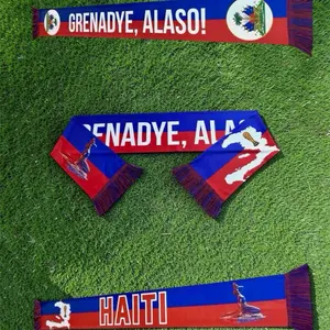 Haiti Soccer Scarf