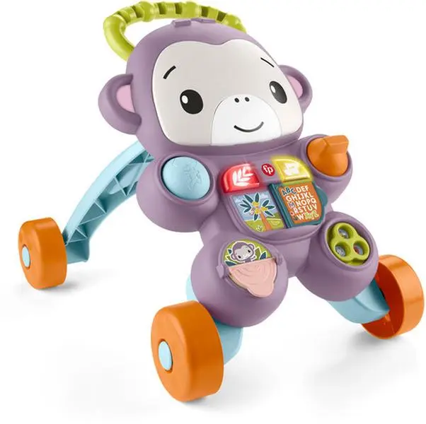 Fisher Price Learn with Me Purple Monkey Walker  [COLLECTIBLES] Babywear