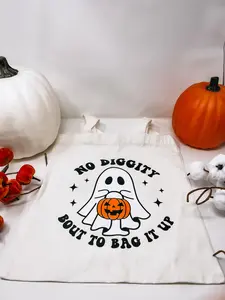 No Diggity Custom Trick-or-Treating Tote Bag