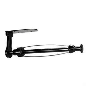 Paper Towel Holder Under Cabinet, Single Hand Operable Wall Mount with Damping Effect, Self-Adhesive or Drilled for Kitchen Bathroom