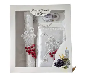 First Communion Candle Boy Set