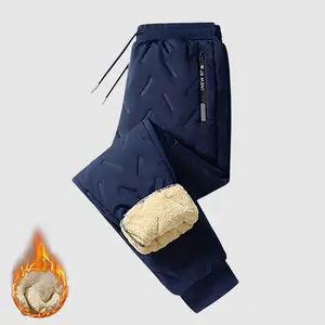 Men's Fashion Winter Fleece Pants with Pocket and Drawstring Design, Comfortable Fabric for Daily Wear, Work, Travel, Running and Outdoor Fishing Men's Pants Sweatpants Men's Pants Men's Pants Men's Pants