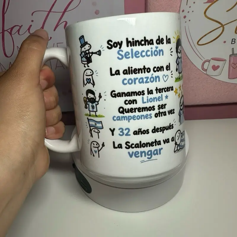 Taza Personalizada Inspirada en la Selección Argentina