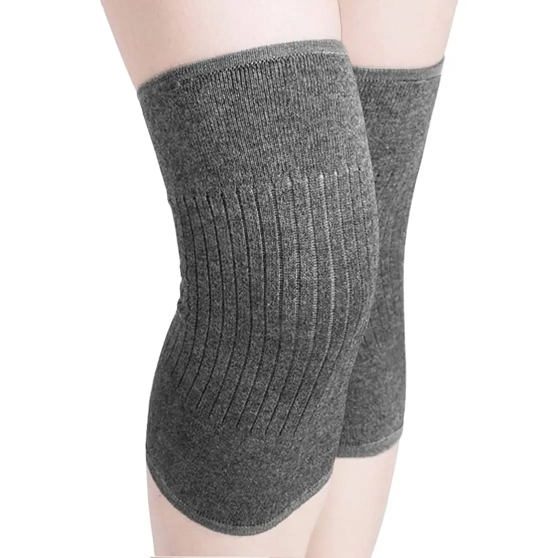 Cashmere Knee Warmer Stretchy Knit Arthritic Knee Sleeve Cosy Sleep Knee Wrap Brace Support Band-Knee Pain Relief