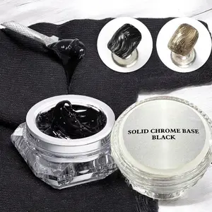 Scarlett Solid Chrome Base Thick 3D Effect Gel Non Wipe 3D nail art