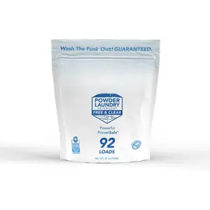 Laundry Detergent , 92 Load/55oz. 'Free & Clear'  Laundry Detergent for  . ProvenSafe(TM) Laundry Stripper Washing Detergent w/Odor & Stain Remover for Activewear & All Fabrics