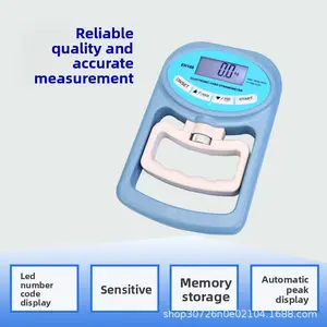 Electronic Grip Gauge Adjustable Rehabilitation Training Fitness Professional Hand Strength