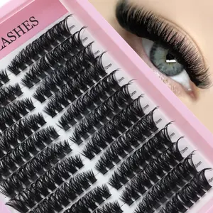 Jianhua False Eyelashes, Mixed Length C/c Curl D Curl Design, Non Toxic Dense Patch Type, Easy Big Eye Makeup, Batch Number 202603