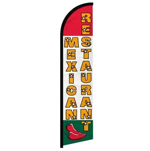 Mexican Restaurant Windless Banner Flag