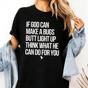 Humorous Religious Shirt Sarcastic Baptism Gift for Women Women Faith T Shirt Christian Verse Tee