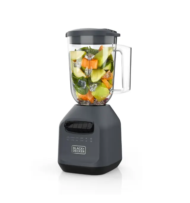 B+D Ice Crush Blender, 56 oz Plastic Jar, 700W, 6-Tip Blade, 8 Speeds + Pulse
