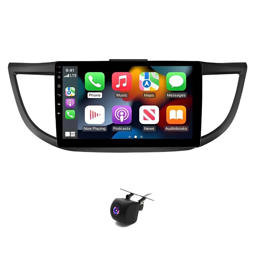 10" Car Stereo for Honda CRV 2012–2016 – with Wireless CarPlay & Android Auto, GPS, AHD Camera, 2+32GB, DSP, Plug & Play carplay screen