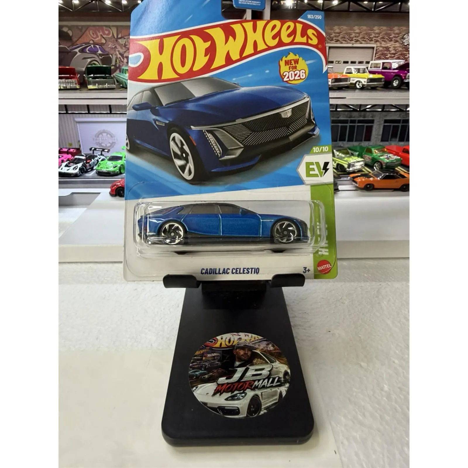 Hot Wheels Cadillac Celestio 2026 EV Model 10/30 Collectible Die-Cast Car Toy for Kids and Collectors