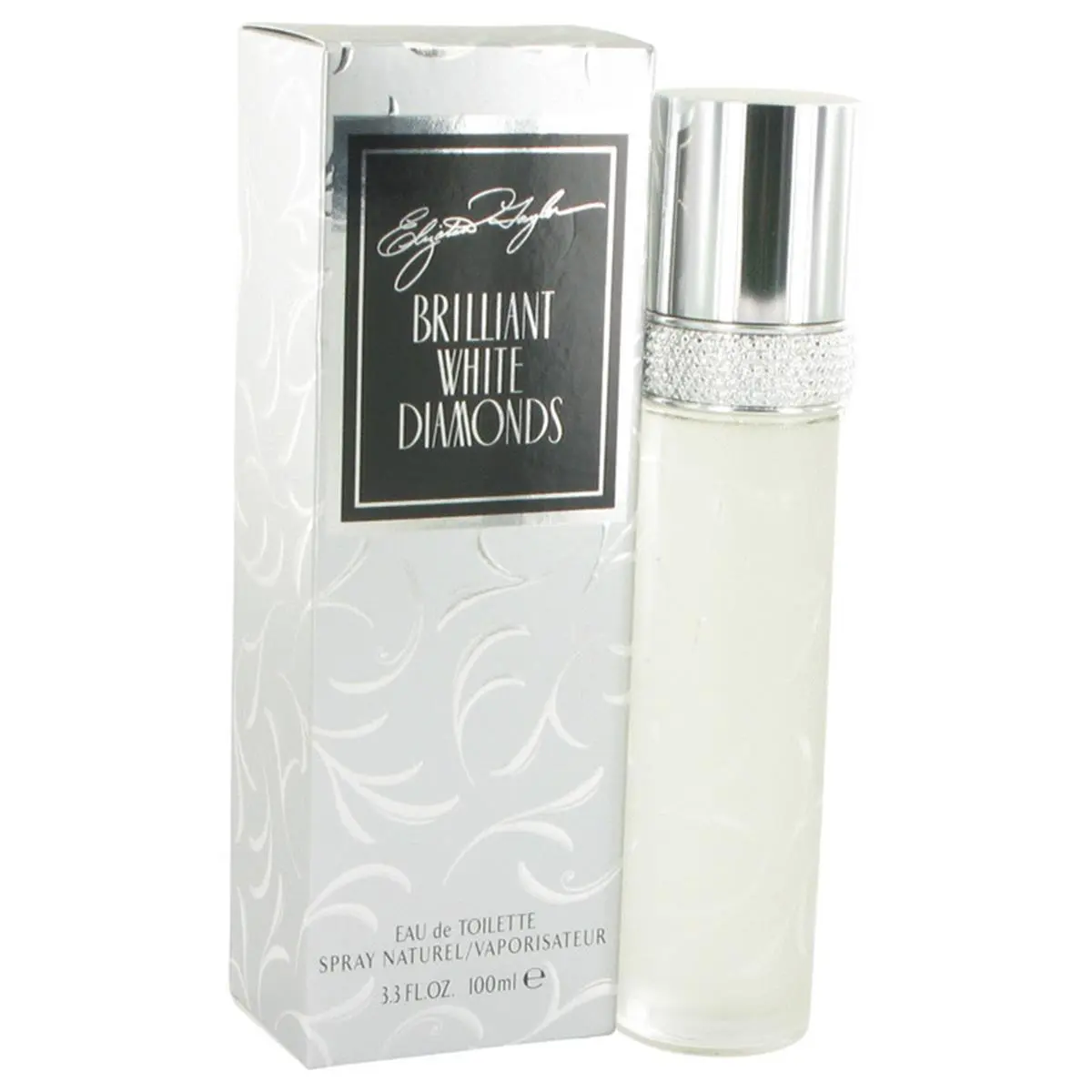 Women's 212 MAIN White Diamonds Brilliant Eau De Toilette Spray - Elegant Fragrance with Floral Scents & Mandarin Blend, 3.3 fl oz Fragrance Cosmetics EDT, Floral Scents Perfume