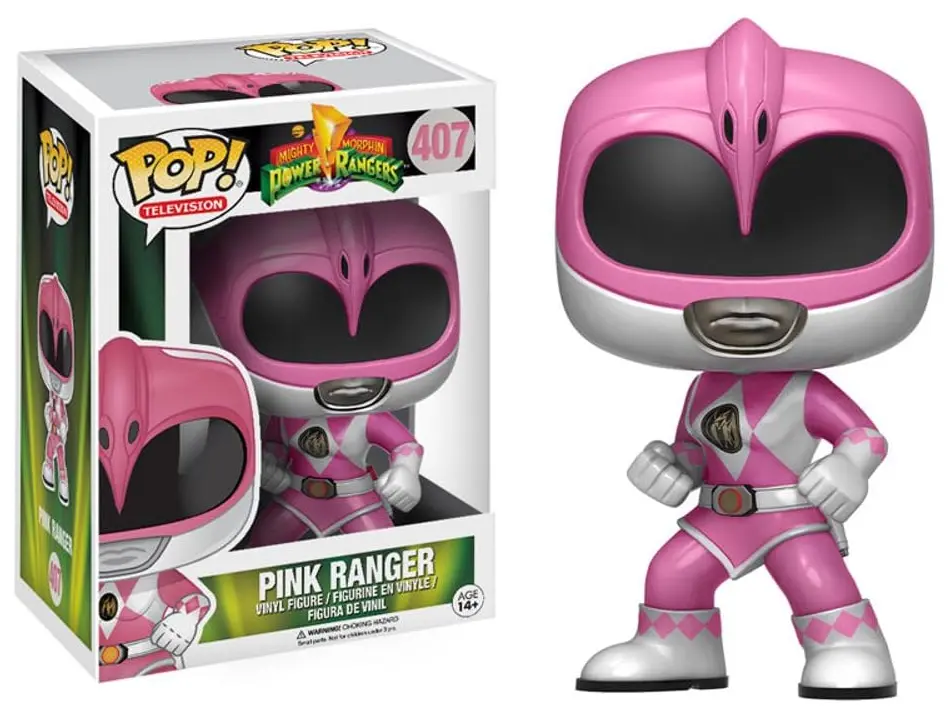 Funko POP Television: Power Rangers Action Figure, Pink