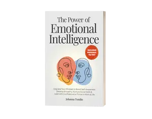 Johanna Tomlin Emotional Intelligence Book with Free EQ Self-Assessment Workbook for Personal Growth Career Success Modern Gender Neutral Girls Growing Up