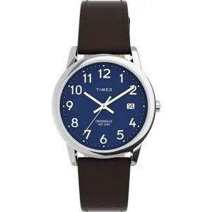Timex Easy Reader 35mm Leather Unisex Watch TW2V75200