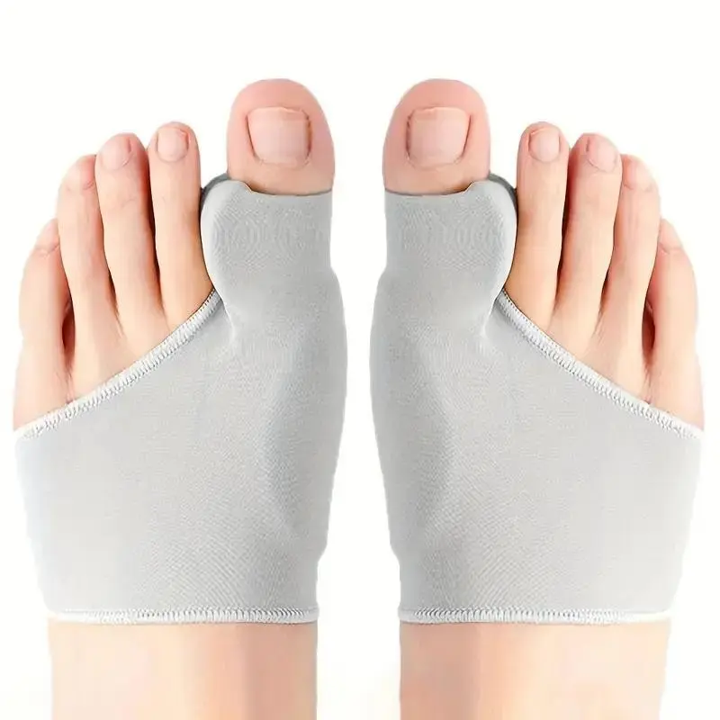 Enhanced Toe Separator Foot Care Kit, Lycra Big Toe Spreader, Hallux Valgus Corrector, Foot Arch Support, Pair of Foot Correction Sleeves, Foot Care Product