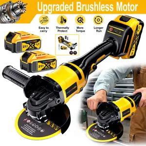 The wireless lithium battery portable 21V all-in-one angle grinder for grinding, polishing, rust removal and cutting is the perfect choice for giving to your father.