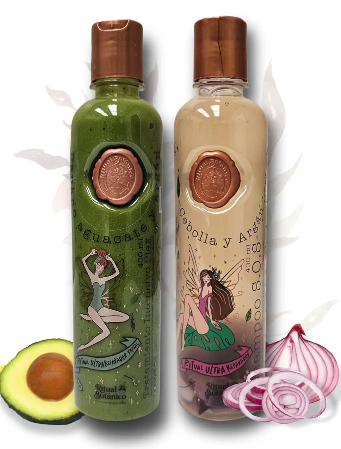 Ultra Reparador S.O.S Shampoo con Cebolla y Argán | Tratamiento Intensivo Plex con Banano y Aguacate