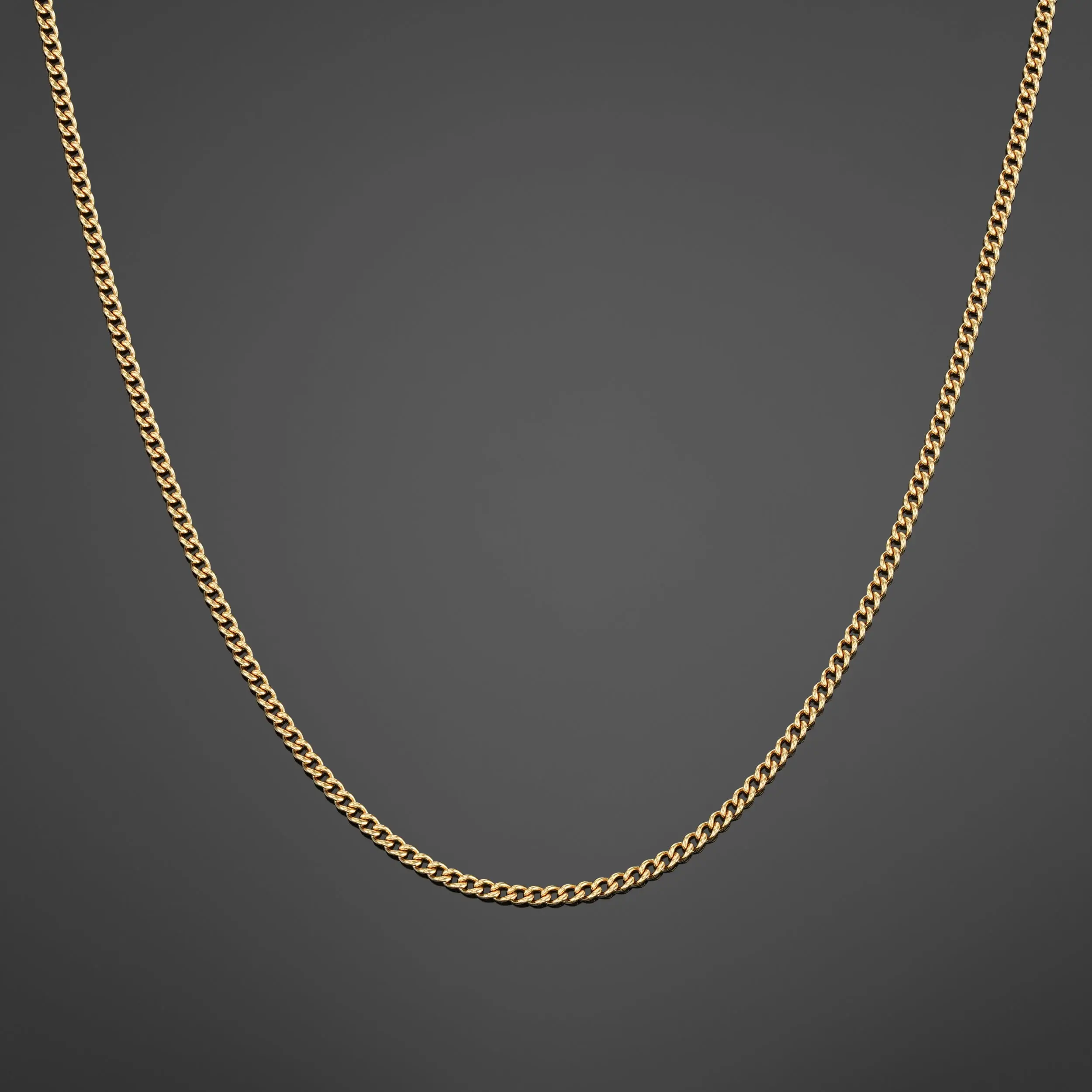 Minimal Cuban Chain - Gold RG101